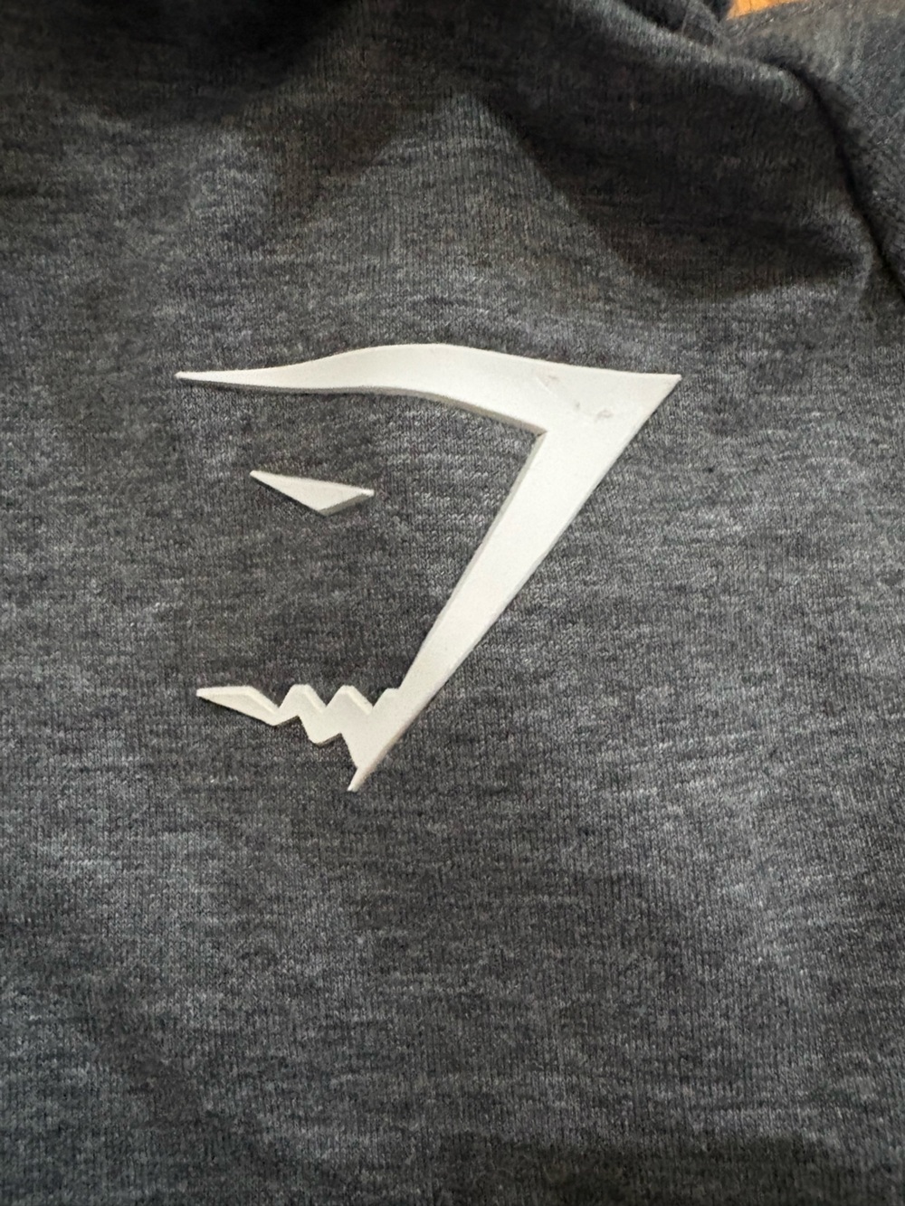 Gymshark Fit Zip Hoodie Jacket Women’s Medium Gray Colorblock - Picture 4 of 7